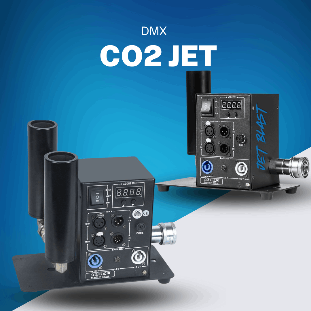 DMX control CO2 jet machine 